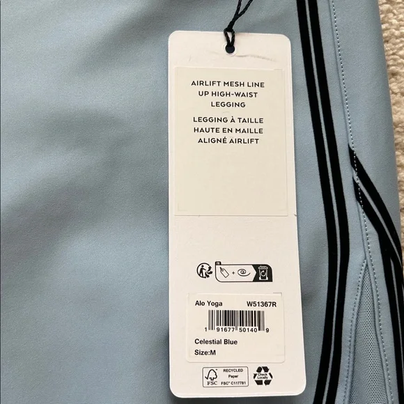 ALO Yoga Airlift Mesh Line-Up High Waist Legging-NWT!! - Picture 7 of 8